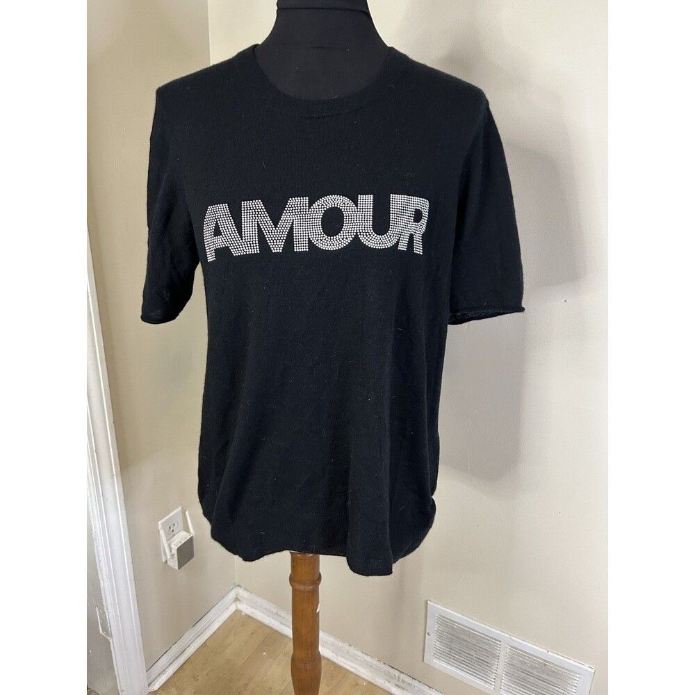 Zadig & Voltaire Ida AMOUR Cashmere Sweater Jumper Top Size Medium $398